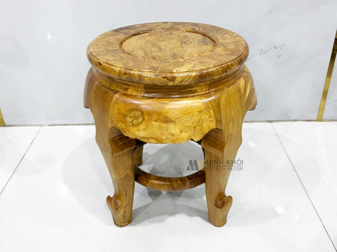 Bộ Salon Thúng Gỗ Nu Nghiến 7 Món Khung Tranh - SL897