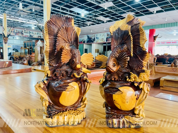 Cặp Cá Chép Nhỏ Phong Thủy - MN001