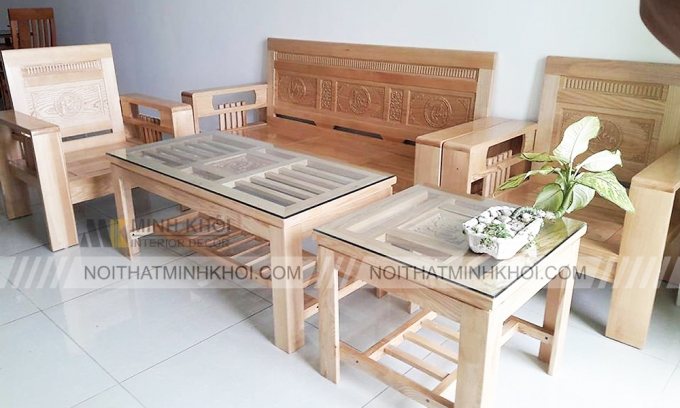 gỗ xoan bàn ghế gỗ phòng khách giá 5 triệu
