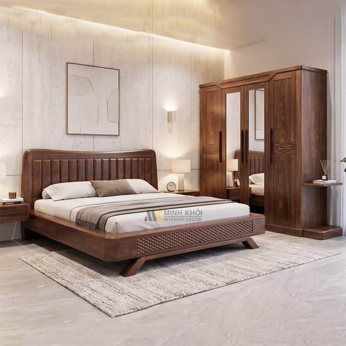 Combo Giường Tủ Phòng Ngủ Hiện Đại – BPN303