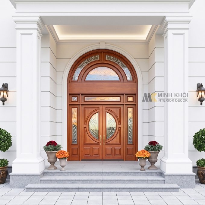 Cửa Gỗ Xoan Đào Tự Nhiên - CDG254