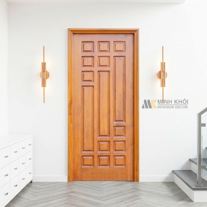Cửa Gỗ Xoan Đào Tự Nhiên - CDG258