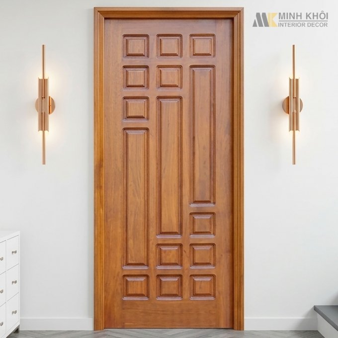 Cửa Gỗ Xoan Đào Tự Nhiên - CDG258