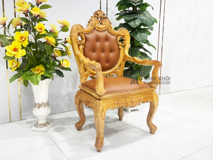 Ghế Giám Đốc Gỗ Gõ Đỏ Bọc Da Cao Cấp – GGD030
