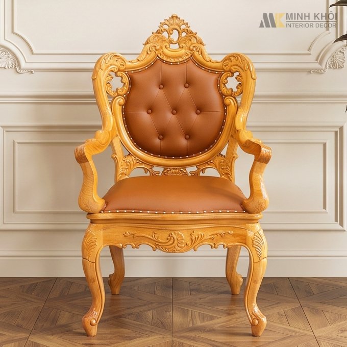 Ghế Giám Đốc Gỗ Gõ Đỏ Bọc Da Cao Cấp – GGD030