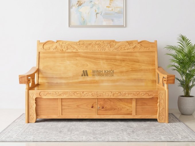 Ghế Trường Kỷ Gỗ Gõ Đỏ - GTK140