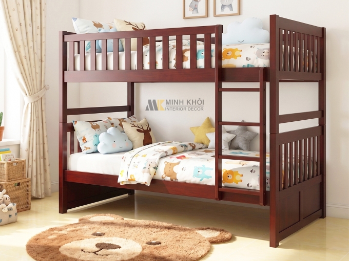 Giường 2 Tầng Gỗ Tự Nhiên Sang Trọng - FCH148