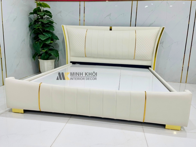 Giường Bọc Da Hiện Đại Nhập Khẩu - GN1314