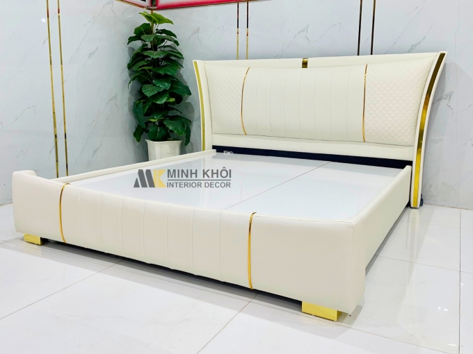 Giường Bọc Da Hiện Đại Nhập Khẩu - GN1314