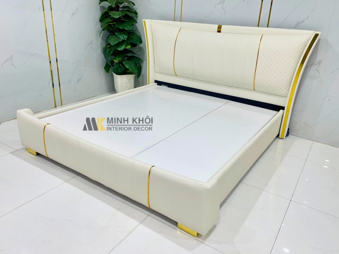 Giường Bọc Da Hiện Đại Nhập Khẩu - GN1314