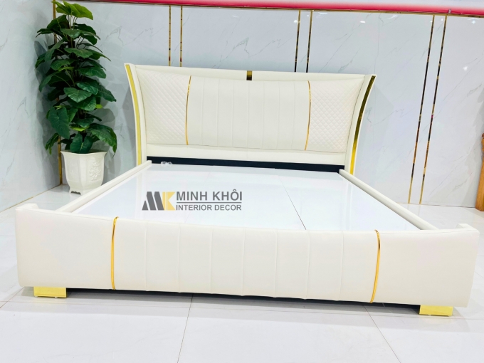 Giường Bọc Da Hiện Đại Nhập Khẩu - GN1314