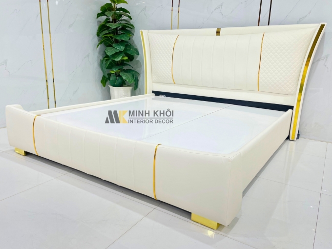 Giường Bọc Da Hiện Đại Nhập Khẩu - GN1314