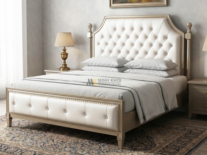 Giường Bọc Da Hiện Đại Sang Trọng - GN1312