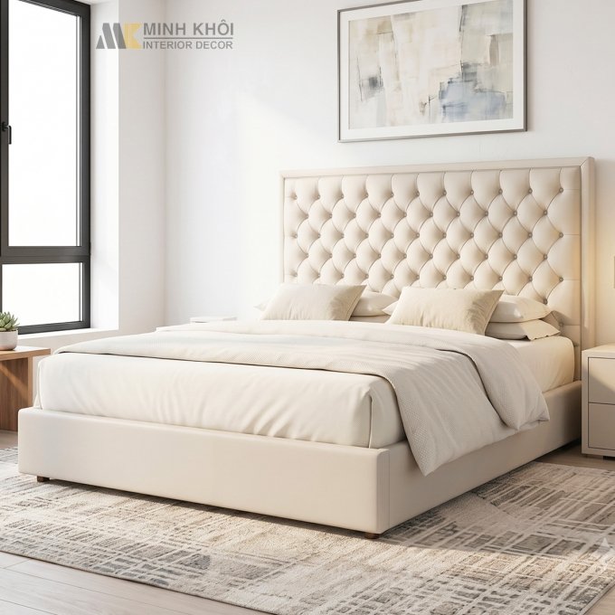 Giường Đẹp Bọc Nệm Cao Cấp - GN1036