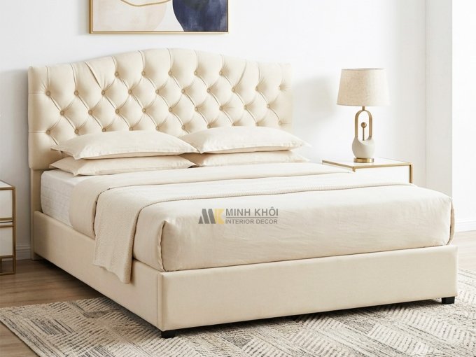 Giường Đẹp Bọc Vải Cao Cấp - GN1049