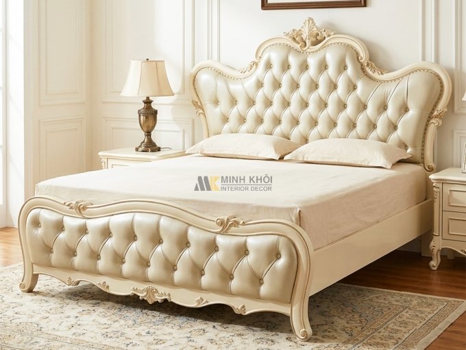 Giường Đẹp Tân Cổ Điển Phong Cách Bắc Âu - GN1043
