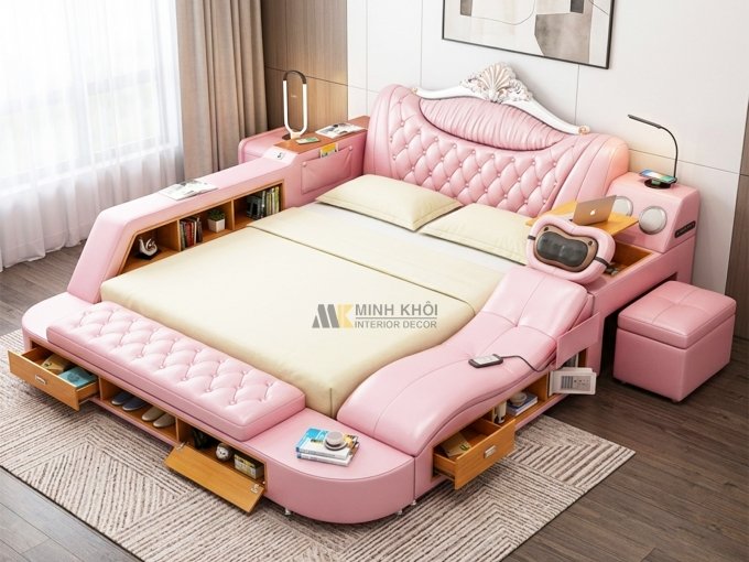 Giường Nệm Nhập Khẩu Cao Cấp Mới Nhất - GNN01