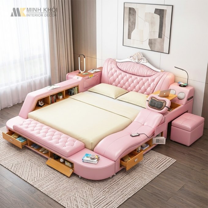 Giường Nệm Nhập Khẩu Cao Cấp Mới Nhất - GNN01