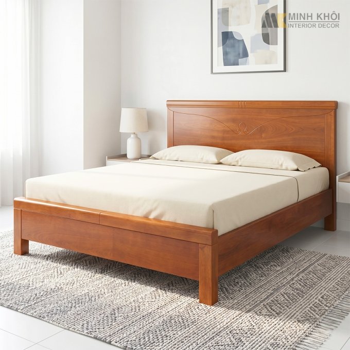 Giường Ngủ Đẹp Hiện Đại Đơn Giản - GN600