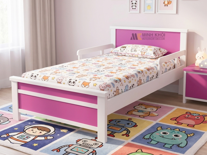 Giường Trẻ Em Gỗ MDF Hiện Đại - FCH115