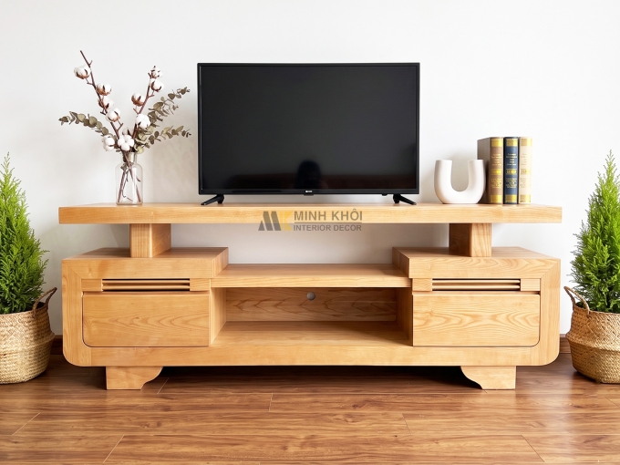 Kệ Tivi Hiện Đại 2 Ngăn Kéo Tiện Ích - KTV922