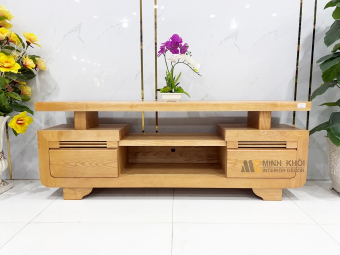 Kệ tivi gỗ Sồi Nga 2m - KTV922