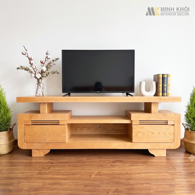 Kệ Tivi Hiện Đại 2 Ngăn Kéo Tiện Ích - KTV922