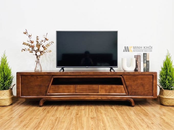 Kệ Tivi Phòng Khách Hiện Đại 2 Cánh 3 Ngăn Kéo - KTV915