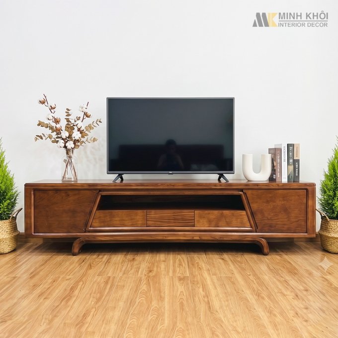 Kệ Tivi Phòng Khách Hiện Đại 2 Cánh 3 Ngăn Kéo - KTV915