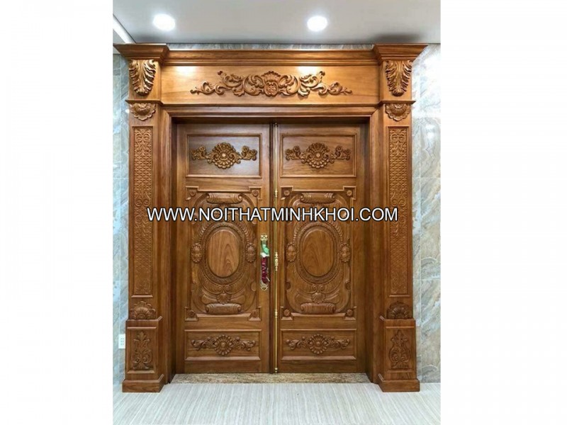 50 Mẫu cửa gỗ biệt thự đẹp chất lượng nhất tại Famidoor