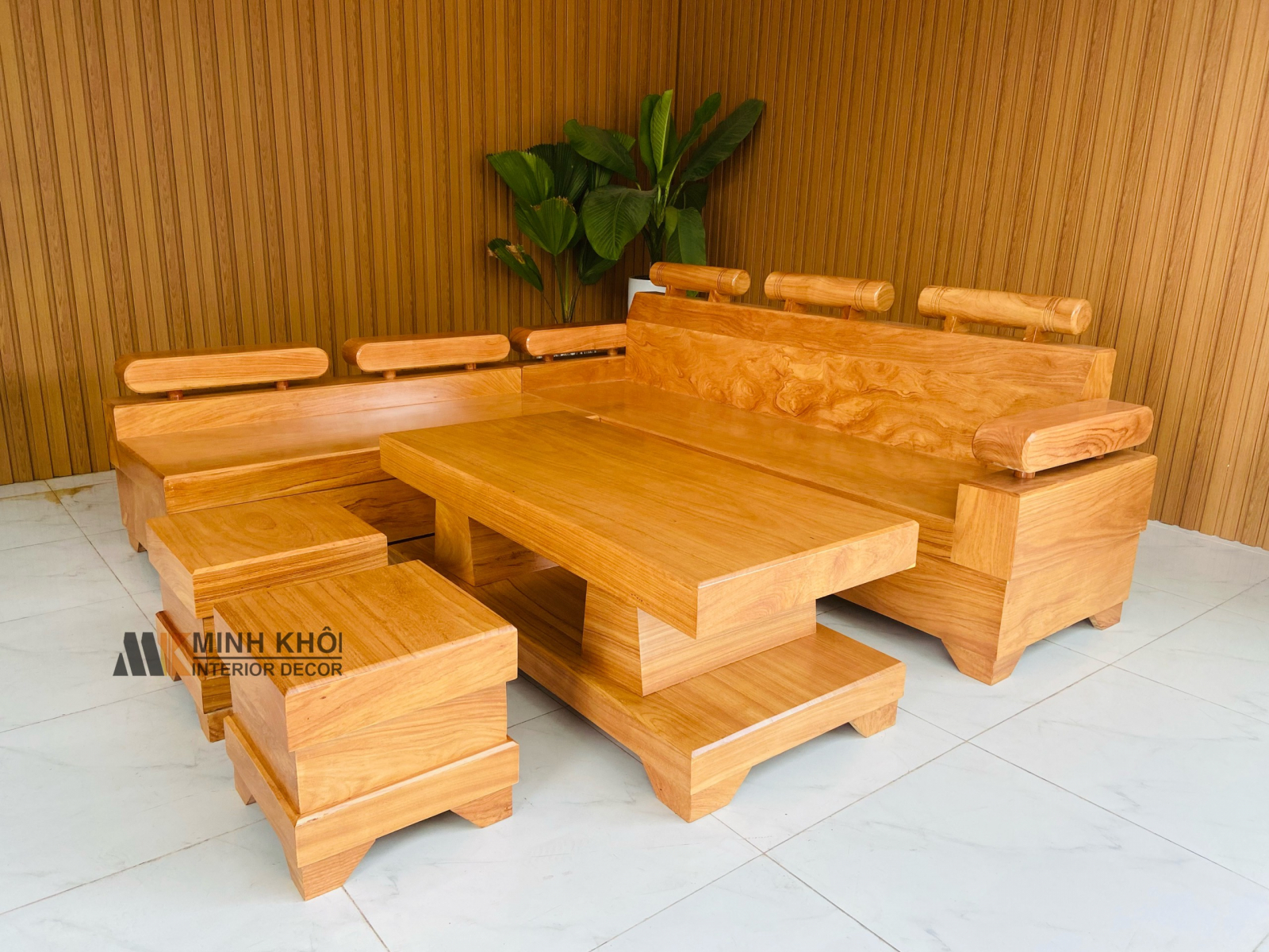 Top 5 mẫu bàn ghế gỗ phòng khách kiểu mới bán chạy 2021 - Nội thất Mạnh Mai
