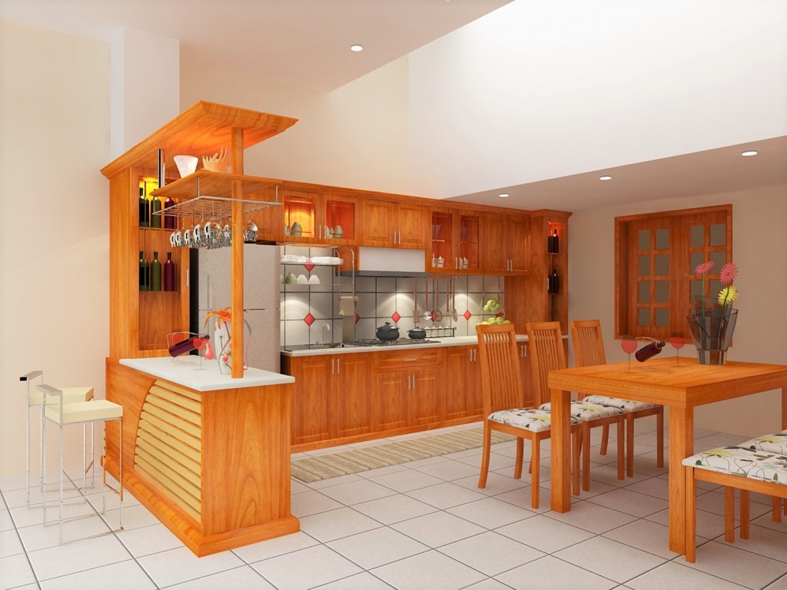 Tủ bếp gỗ xoan đào là sự lựa chọn tuyệt vời để tăng sự sang trọng và ấm áp cho căn bếp của bạn. Xem hình ảnh để hiểu rõ hơn về độ đẹp và sự tinh tế của tủ bếp gỗ xoan đào.