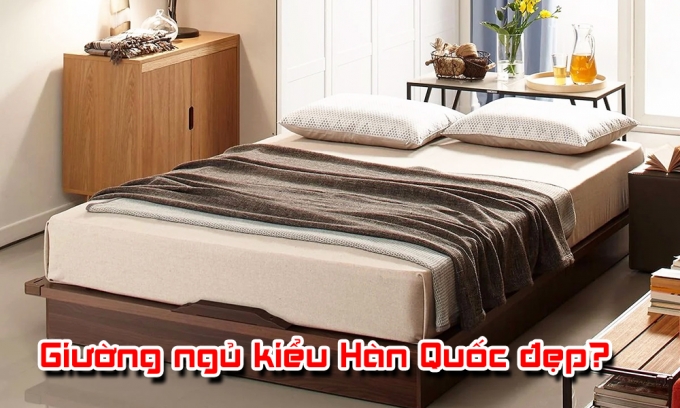 mẫu giường ngủ Hàn Quốc