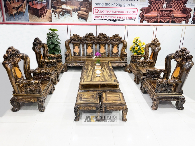 Salon Mun Sọc Tay 16 Chạm Nghê 10 Món Đẳng Cấp - SL261