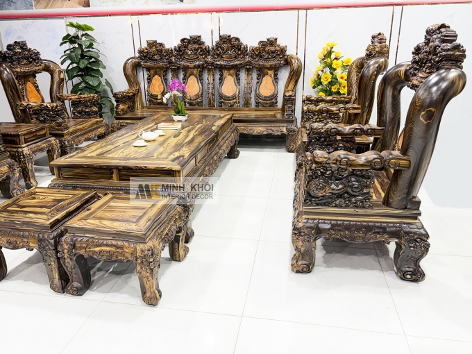 Salon Mun Sọc Tay 16 Chạm Nghê 10 Món Đẳng Cấp - SL261