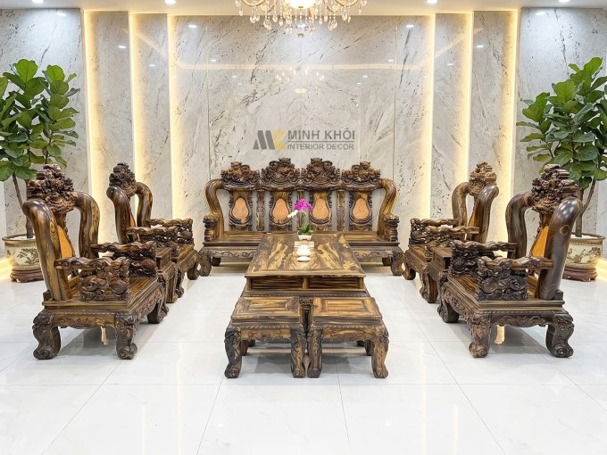 Salon Mun Sọc Tay 16 Chạm Nghê 10 Món Đẳng Cấp - SL261
