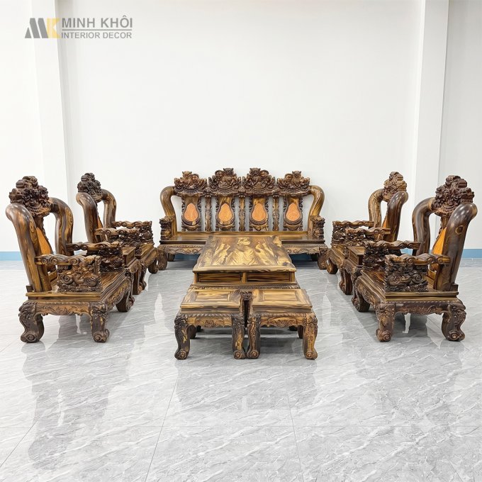 Salon Mun Sọc Tay 16 Chạm Nghê 10 Món Đẳng Cấp - SL261