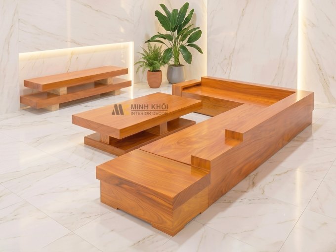 Salon Nguyên Khối Phòng Khách Sang Trọng - SL111