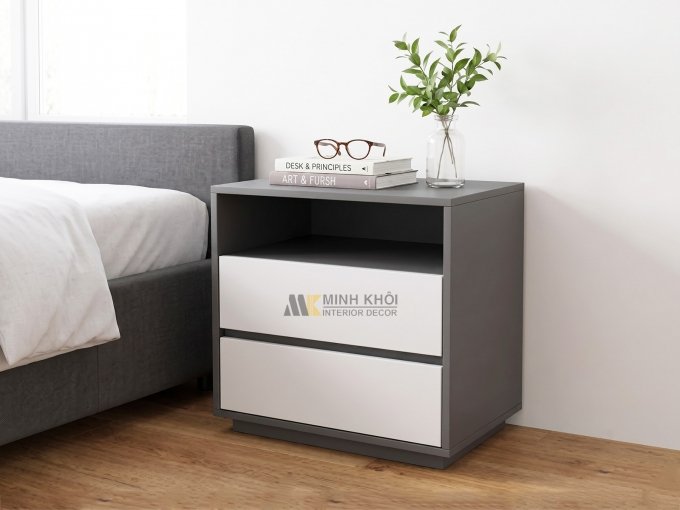 Táp Đầu Giường MDF Hiện Đại 3 Ngăn - TDG016