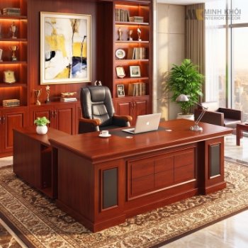 Bộ Bàn Làm Việc Giám Đốc Hiện Đại Đẹp - BGD905