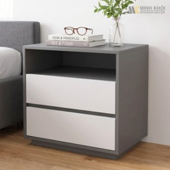 Táp Đầu Giường MDF Hiện Đại 3 Ngăn - TDG016