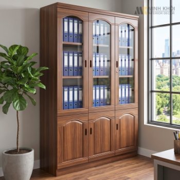 Tủ Hồ Sơ MDF 1m2 THS10212-3C