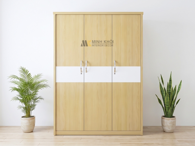 Tủ Áo 3 Cánh MDF Nhập Khẩu - TA658