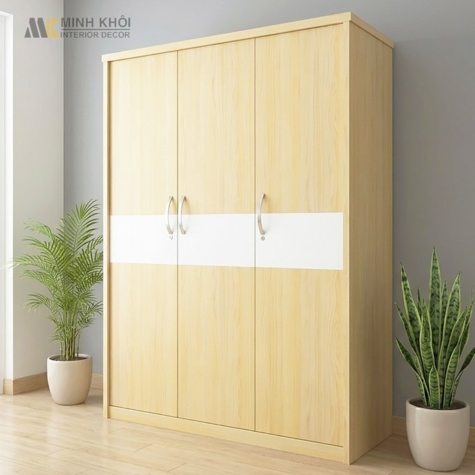 Tủ Áo MDF 3 Cánh Giá Rẻ Đẹp - TA659