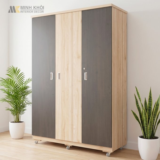 Tủ áo MFC Cánh Mở 1M4 - TA032