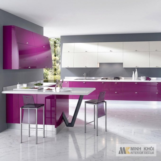 Tủ Bếp Acrylic - TB3869