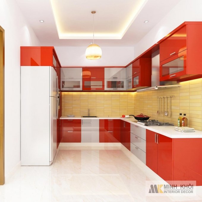 Tủ Bếp Acrylic - TB3872