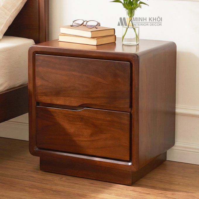 Tủ Đầu Giường Hiện Đại 2 Hộc Kéo - TDG242