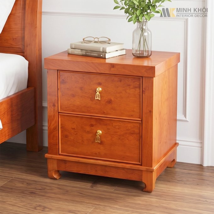 Tủ Đầu Giường Hiện Đại 2 Hộc Tiện Lợi - TDG223