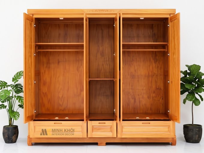 Tủ Để Áo Quần 5 Cánh Hiện Đại - TA221